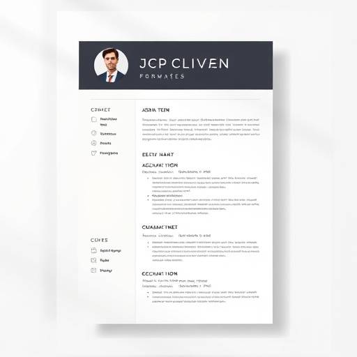 Interview Template Example: Professional Resume Template